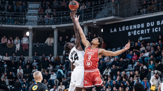 Betclic Elite : l’ASVEL à la deuxième place du classement après la victoire contre Cholet ! Betclic Elite : l’ASVEL à la deuxième place du classement après la victoire contre Cholet !