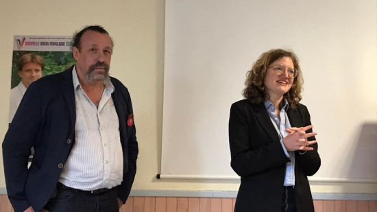 Colère agricole : l'eurodéputée EELV Marie Toussaint dénonce les marges des supermarchés lors d'une action à la Part-Dieu