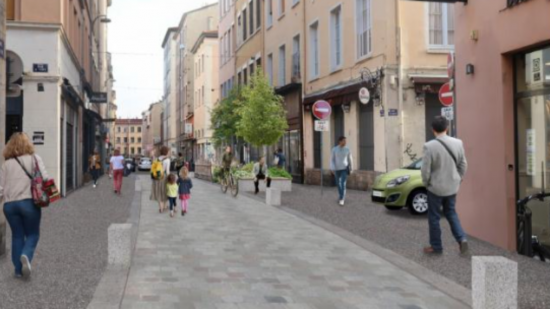 Rue du Mail bientôt piétonnisée à Lyon : un futur "lieu de destination " Rue du Mail bientôt piétonnisée à Lyon : un futur "lieu de destination "