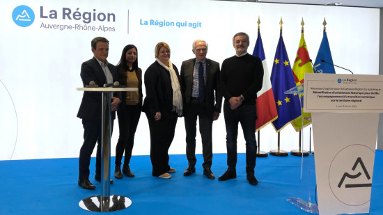 Près de Lyon : la réhabilitation d’un nouveau bâtiment sur le Campus Région du numérique