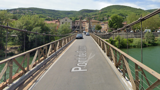 Près de Lyon : le pont de Couzon-au-Mont-d’Or fermé aux automobilistes pour trois jours