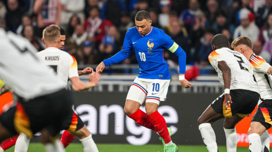 La France battue par l'Allemagne à Lyon