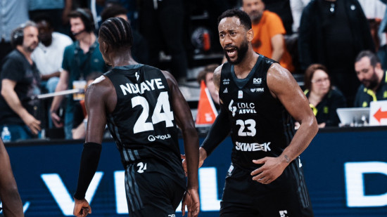 Play-offs : l'ASVEL reste en vie contre Paris (85-89) Play-offs : l'ASVEL reste en vie contre Paris (85-89)