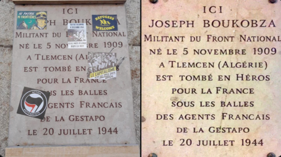 Lyon : le PCF condamne "la profanation" répétée de la plaque commémorative de Joseph Boukobza