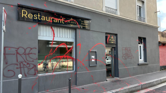 Près de Lyon : un restaurant casher vandalisé à Villeurbanne