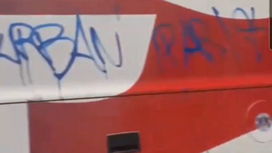 Le bus de l’OL en route pour Glasgow dégradé par des supporters parisiens