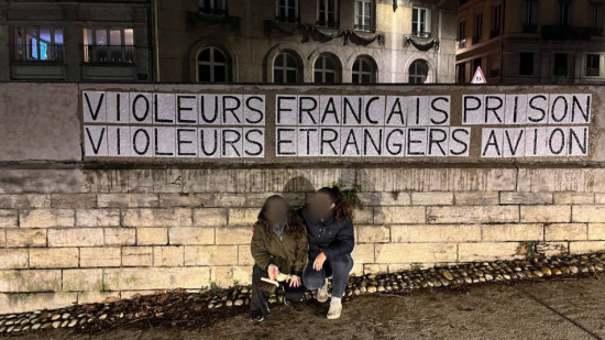 "Nique ta race !" : le collage du collectif Némésis tourne mal à Lyon