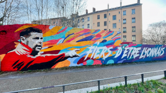 Pierre Sage (ex-OL) honoré : ArtUp Lyon réussit enfin sa nouvelle fresque