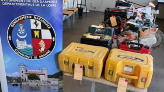 Vols en série dans sept départements : deux suspects écroués après leur interpellation près de Lyon