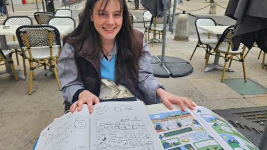 Nina Girardot débusque la biodiversité dans les rues de Lyon Nina Girardot débusque la biodiversité dans les rues de Lyon