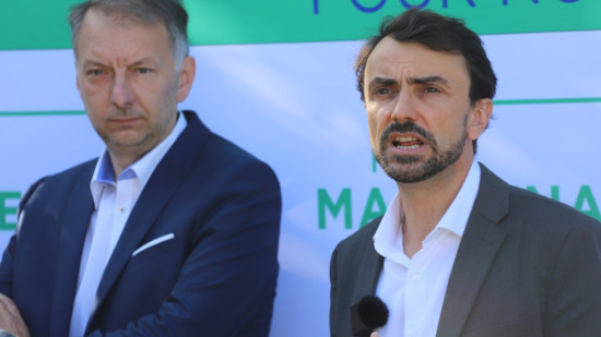 Domicile de Bruno Bernard tagué : les militants anti-expulsions menacent aussi de révéler l'adresse personnelle de Grégory Doucet