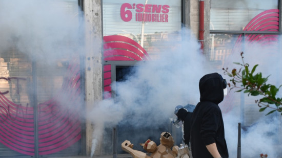 Manif du 1er-Mai à Lyon : l’Italien relâché lundi remis en garde à vue à sa sortie du tribunal