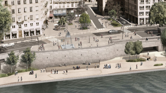 Une oeuvre magistrale bientôt installée à Lyon le long de la Saône : découvrez L'Eloge de la contemplation