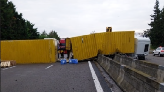 Près de Lyon : la circulation perturbée sur l’A46 nord et l’A7 après des accidents impliquant des poids lourds