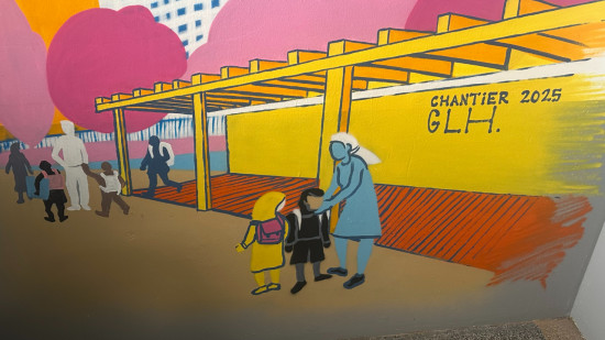 Une fresque islamiste réalisée à Vénissieux avec de l'argent public et la validation de GrandLyon Habitat ?