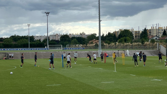 Premier entrainement de pré-saison pour les joueurs de l’OL