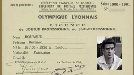 Décès de Bernard Roubaud, ancien joueur de l'OL