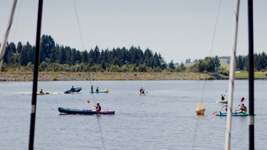 Près de Lyon : la baignade temporairement suspendue au Lac des Sapins