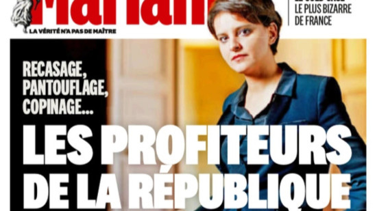 "Les profiteurs de la République" : Najat Vallaud-Belkacem et le scandale de la Cour des Comptes à la Une de Marianne