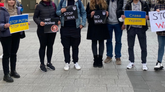 Lyon : un rassemblement de "soutien à la résistance ukrainienne"