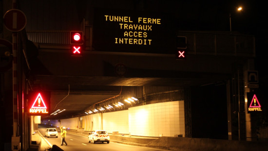 Lyon : le tunnel sous Fourvière fermé la nuit cette semaine