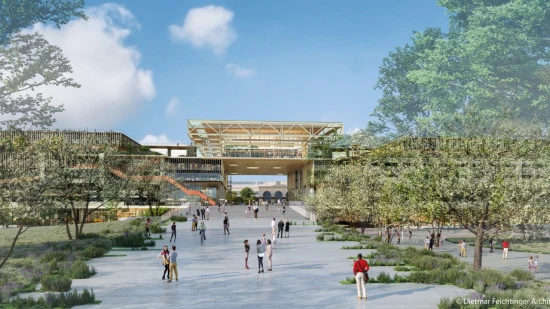 Centre d&rsquo;&eacute;changes de Perrache &agrave; Lyon : les travaux de la gare de bus officiellement lanc&eacute;s