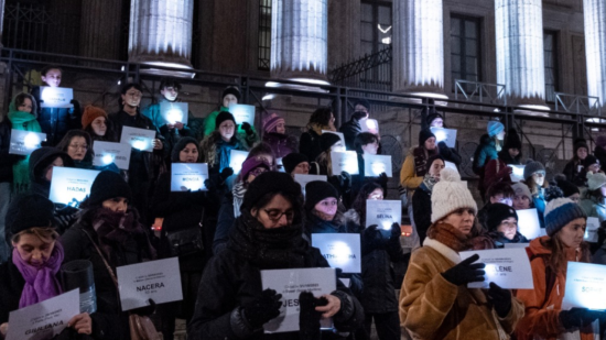 Lyon : un die-in f&eacute;ministe organis&eacute; pour rendre hommage aux victimes de f&eacute;minicides