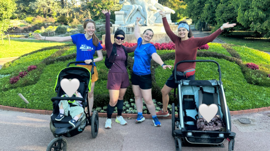 A Lyon, les running poussettes s&eacute;duisent les jeunes mamans