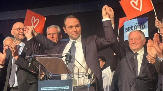 &Agrave; Bron, J&eacute;r&eacute;mie Br&eacute;aud relance la bataille municipale &eacute;paul&eacute; par Jean‑Michel Aulas