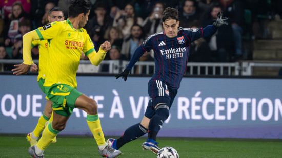 Nantes-OL : malgr&eacute; l'expulsion d'Endrick, Lyon s'installe sur le podium