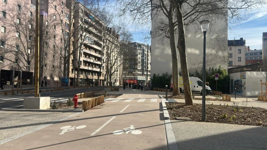 Lyon : la 3e tranche de la rue Garibaldi inaugur&eacute;e, 630 m&egrave;tres transform&eacute;s