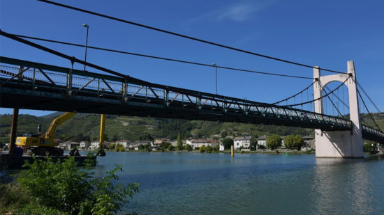 Rh&ocirc;ne : les travaux reprennent sur le pont de Condrieu