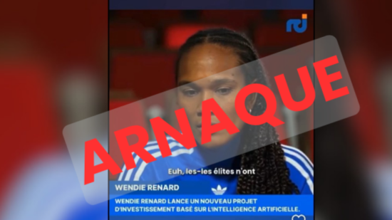 "C'est compl&egrave;tement une arnaque" : Wendie Renard victime d&rsquo;un deepfake dans une vid&eacute;o