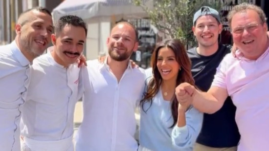 Eva Longoria s&rsquo;&eacute;clate dans un restaurant pr&egrave;s de Lyon (Vid&eacute;o)