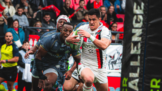 Le LOU Rugby craque sur la derni&egrave;re action pour son entr&eacute;e en Challenge Cup face aux Sharks (33-40)