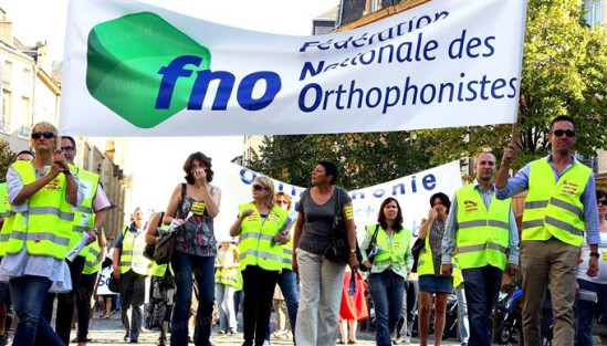 Les orthophonistes dans la rue jeudi