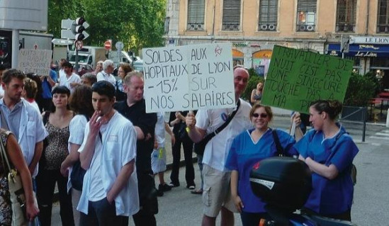 Nouvelle mobilisation aux HCL mercredi matin