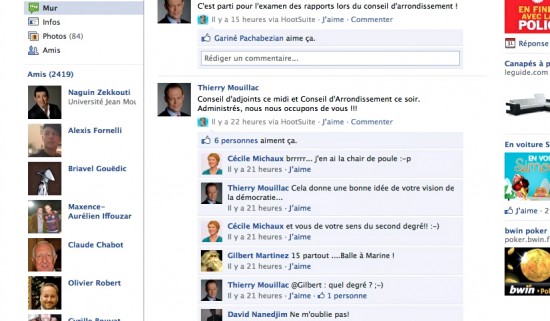 Facebook, cour de récré des candidats aux Cantonales