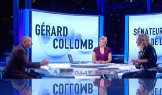 Gérard Collomb à la Matinale de Canal+ mercredi