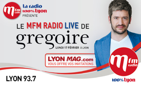 Gagnez vos places pour le concert privé de Grégoire à la Comédie Odéon à Lyon le 17 février ! (votes clos)