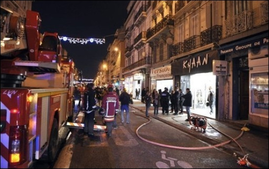 Incendie à la Croix-Rousse