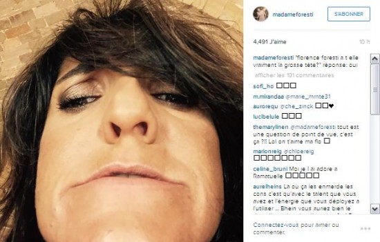 Florence Foresti, une diva ? L'humoriste lyonnaise confirme avec humour