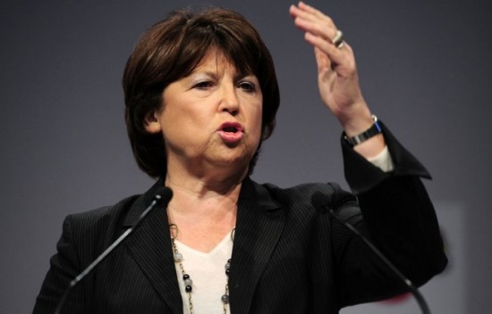 Au tour de Martine Aubry de venir à Lyon