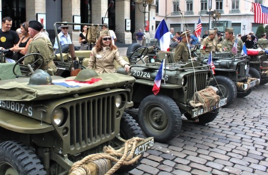 Des jeeps pour commémorer la libération de Lyon
