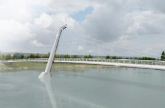 La future passerelle modes doux de Décines se matérialise