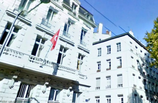 Une manifestation devant le consulat de Tunisie à Lyon