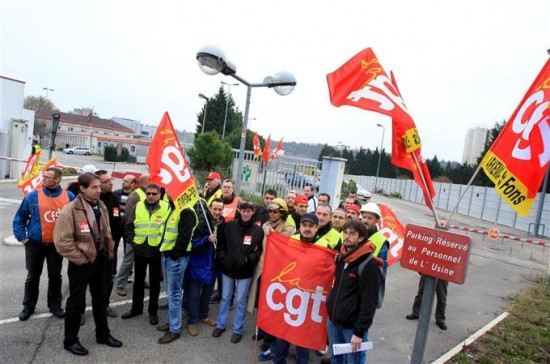 Rassemblement interprofessionnel ce jeudi devant l'usine Arkema de St Fons à l'appel de la CGT