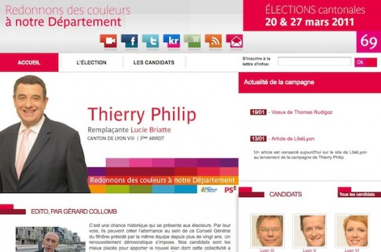 Cantonales : les candidats PS de Lyon lancent leur offensive 2.0