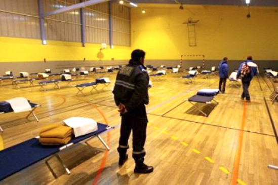 Plan Grand Froid : un 2e gymnase ouvre mardi soir