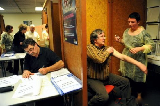 5 centres de vaccination contre la grippe A ouverts jeudi matin dans le Rhône